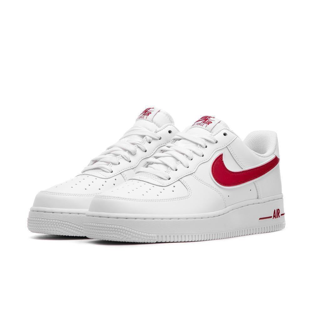 Nike air force 1 low white gym red