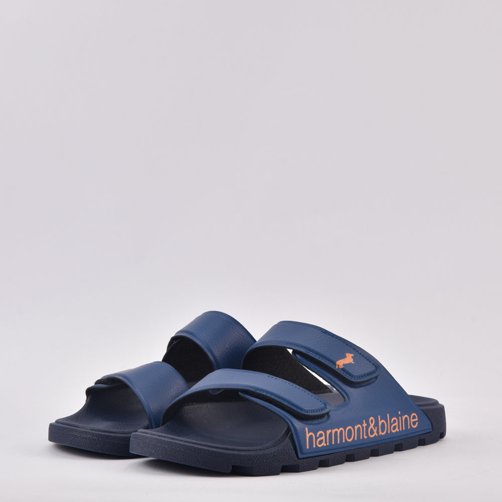 HARMONT AND BLAINE CIABATTA UOMO BLUBBER - LOGO AVIO - ARANCIO