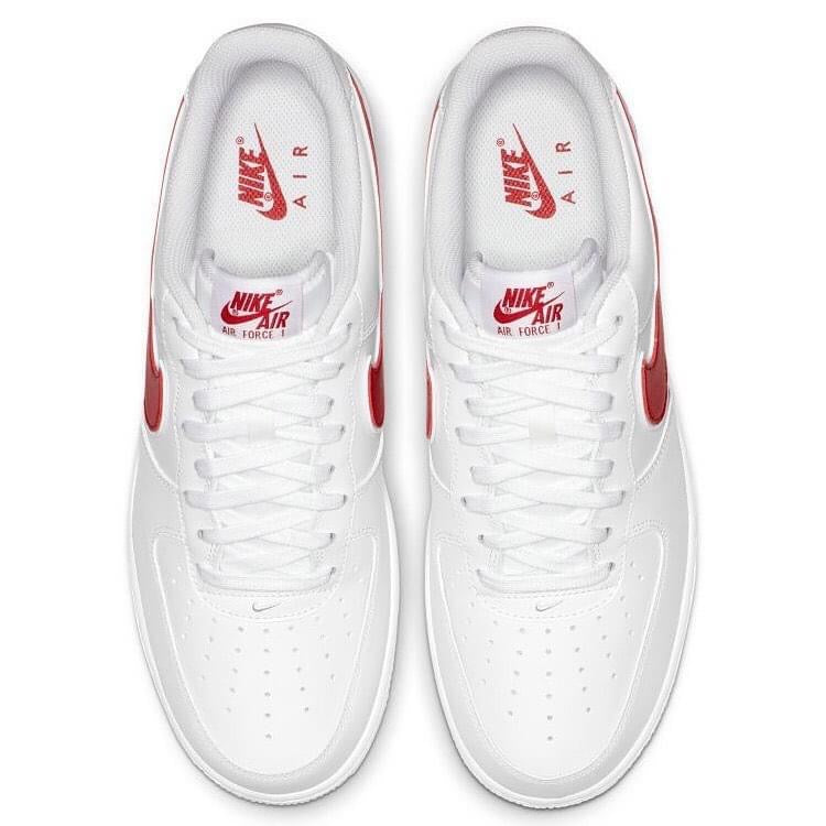 Nike air force 1 low white gym red