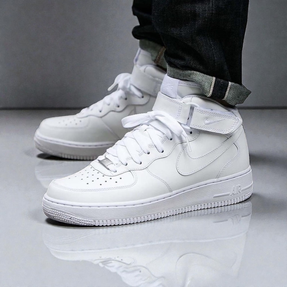 Nike Air Force 1 Mid WHITE WHITE