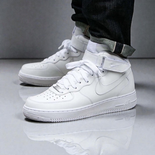 Nike Air Force 1 Mid WHITE WHITE