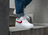 Nike air force 1 low white gym red