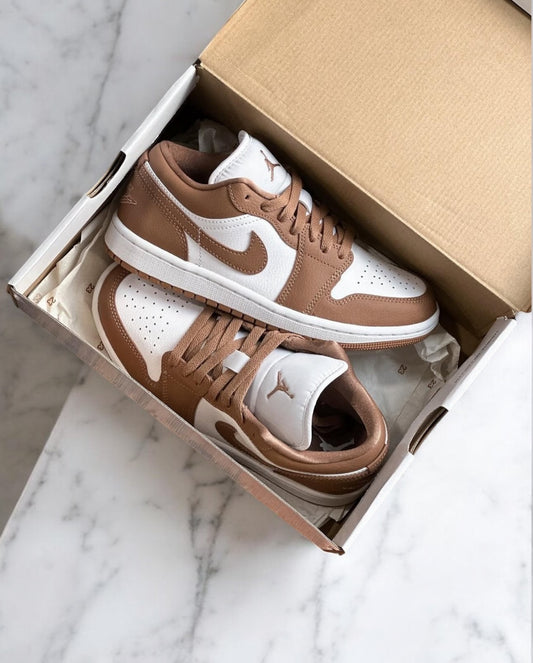 WMNS AIR JORDAN 1 LOW ARCHAEO BROWN
